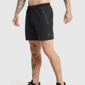 Gymshark Mens APEX 7" PERFORM SHORTS Black XL
